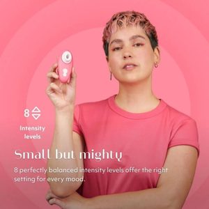 Вакуумний кліторальний стимулятор Womanizer Liberty 2 Vibrant Rose, 8 режимів, магнітна кришечка