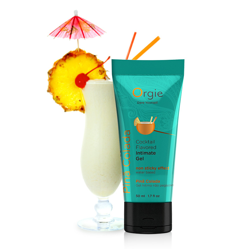 Лубрикант на водній основі Orgie Lube Tube Pina Colada, 50 мл, смак та аромат піна колади