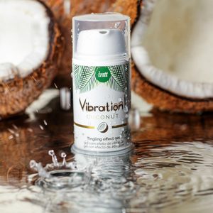 Рідкий вібратор Intt Vibration Coconut Vegan (15 мл), дуже смачний, діє до 30 хвилин