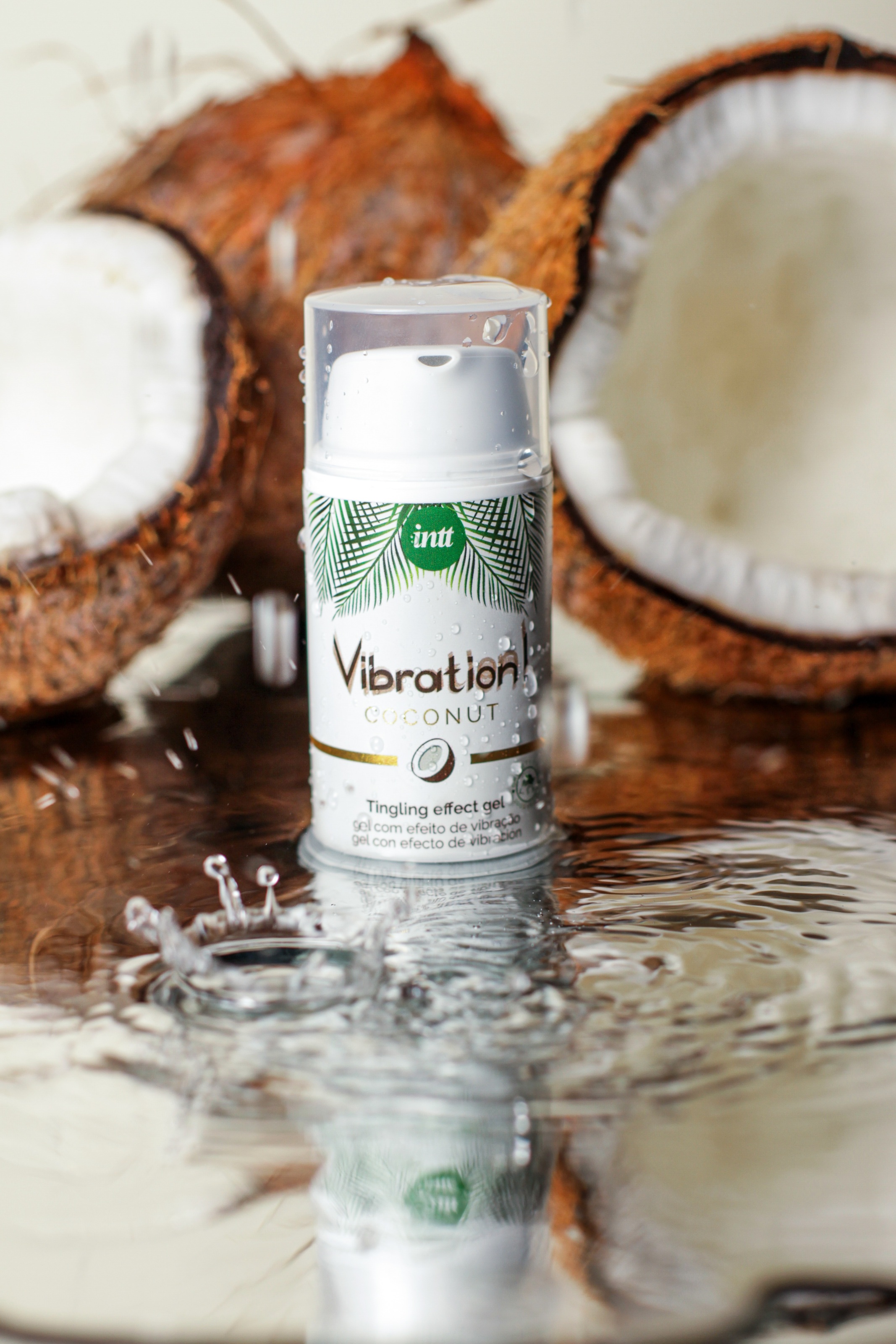 Рідкий вібратор Intt Vibration Coconut Vegan (15 мл), дуже смачний, діє до 30 хвилин