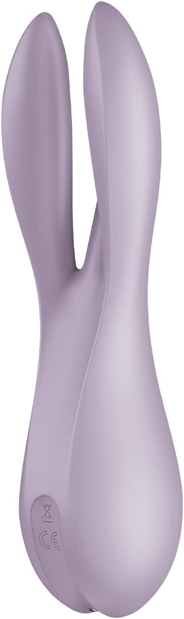 Кліторальний вібратор Satisfyer Threesome 2 Violet, 3 гнучкі пальчики, 3 мотори