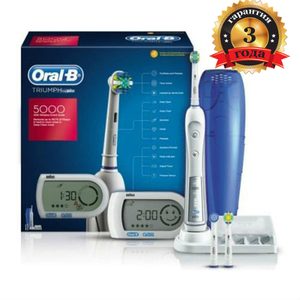Електрична зубна щітка ORAL-B Braun Triumph Professional Care 5000/D34-7 Smart Guide + подарунок!