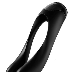 Вібратор на палець Satisfyer Candy Cane Black