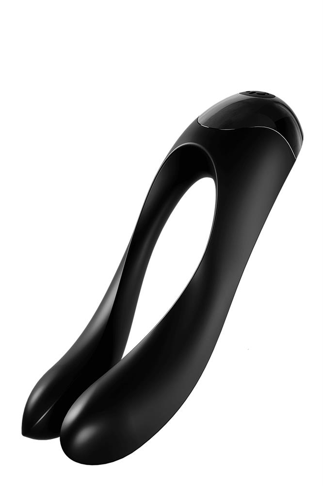 Вібратор на палець Satisfyer Candy Cane Black