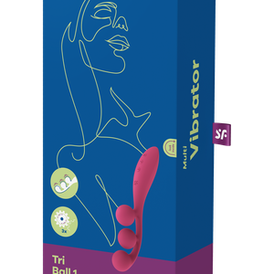 Універсальний вібратор Satisfyer Tri Ball 1, 3 мотори, гнеться