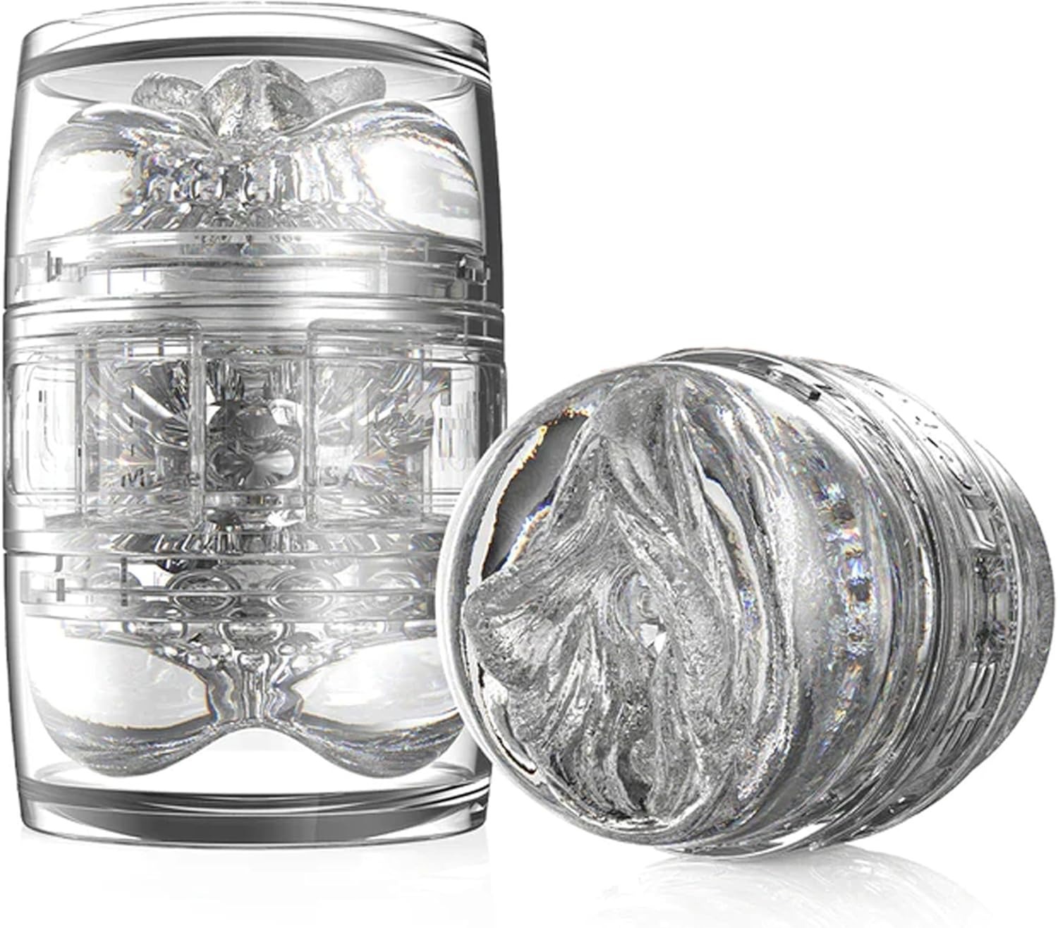 Двосторонній мастурбатор Fleshlight Quickshot Stoya, компактний, наскрізний, зі зліпка вульви та ануса