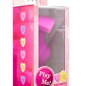 Анальний плаг PLAY WITH ME CANDY HEART BE MINE PINK