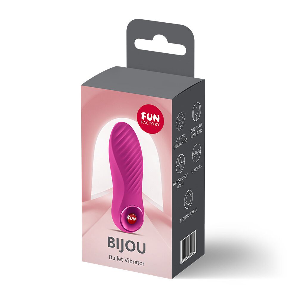Віброкуля Fun Factory Bijou Magenta, 12 режимів, перезаряджувана