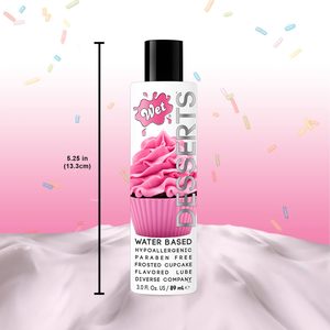 Їстівний Лубрикант WET Desserts Frosted Cupcake( зі смаком кексу) 89 мл