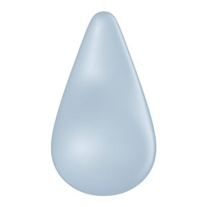 Вібратор для зовнішньої стимуляції Satisfyer Dew Drop Blue, 2 мотори, 12 режимів, м’який корпус