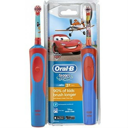 Дитяча електрична зубна щітка Oral-B D12.513.K Stages Power «Cars»