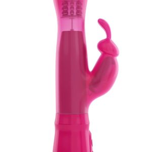 Вібратор Dorcel Furious Rabbit з обертанням і зворотно-поступальними рухами головки, вібрація