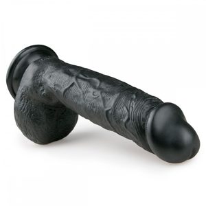 Фалоімітатор EasyToys Realistic Dildo - 22,5cm ЧОРНИЙ