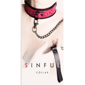 Нашийник з повідцем SINFUL COLLAR