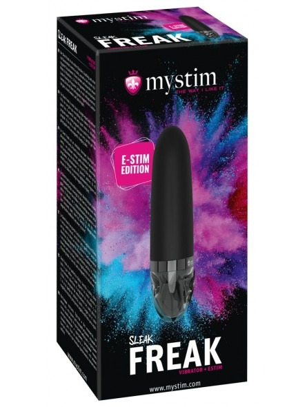Вібратор з електростимуляцією Mystim Sleak Freak Black Edition