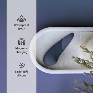 Мінівібратор Womanizer Vibe Dark Blue, 3 авторежими + 10 рівнів інтенсивності