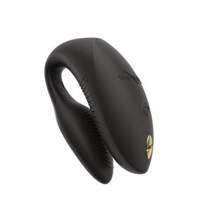 Вібратор для пар We-Vibe Chorus Pro Satin Black з пультом і додатком, чорний
