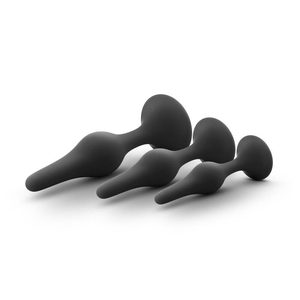 Набір анальних пробок Blush Luxe Beginner Plug Kit Black