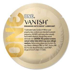 Презерватив ONE Vanish Hyperthin, 1 шт, ультратонкий, зі змазкою