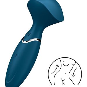 Вібромасажер Satisfyer Mini Wand-er Blue