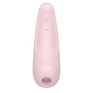 Вакуумний кліторальний стимулятор Satisfyer Curvy 2+ Pink з керуванням через інтернет