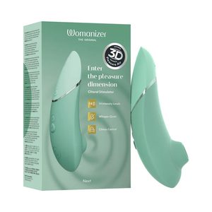 Вакуумний кліторальний стимулятор Womanizer Next Sage, 3D Pleasure Air, 14 рівнів інтенсивності