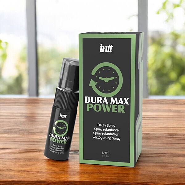 Пролонгатор-спрей Intt Dura Max Power (12 мл) з охолоджувальним ефектом, без лідокаїну, з пантенолом
