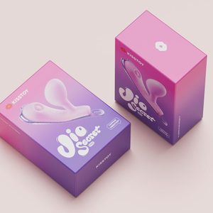 Смарт-віброяйце зі стимуляцією клітора KISSTOY Viosecret Pro, реагує на стискання, пояс для кріплення