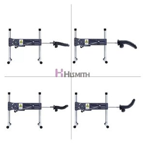 Фалоімітатор для секс-машин Hismith 8.3″ Silicone Dildo Black, система KlicLok, гнучкий стрижень